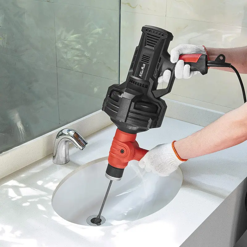 25-Foot Electric Drain Auger For Fast, Effective Plumbing Clog Removal 1