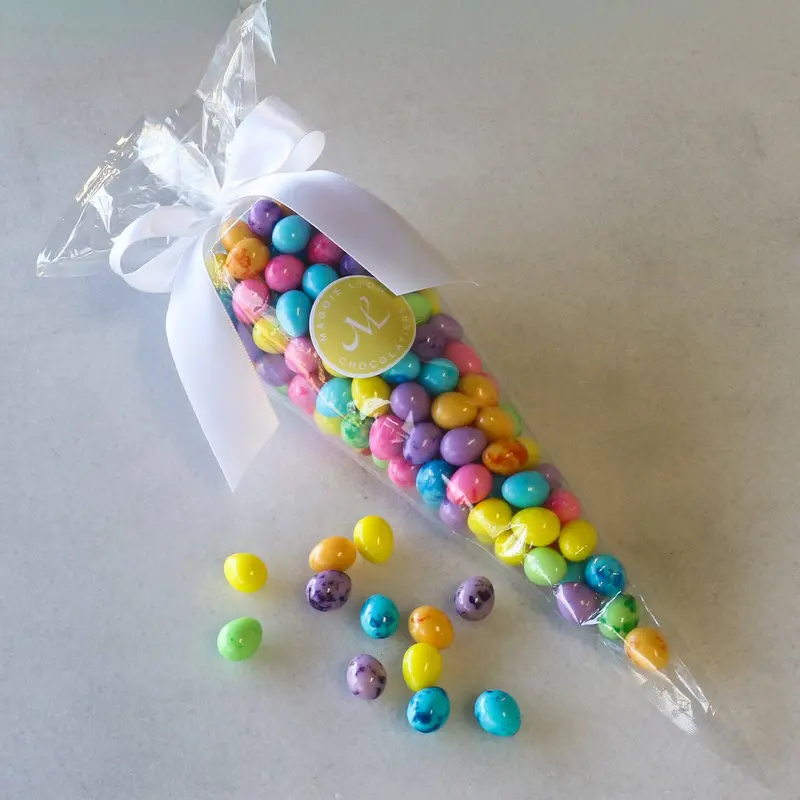 8 Oz Mini Speckled Easter Eggs In Carrot-Shaped Bag 1