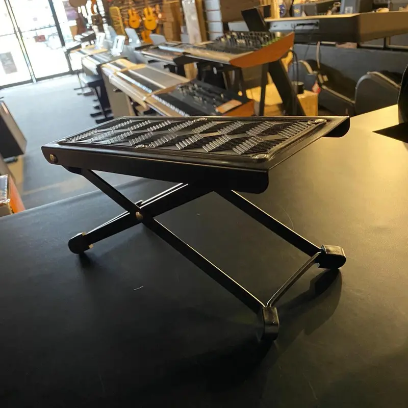 Adjustable Iron Foot Stool For Guitarists And Percussionists 1