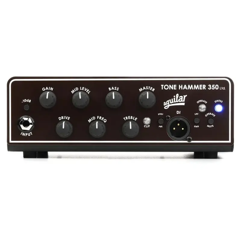 Aguilar Tone Hammer 350 Limited Edition Brown Bass Head – Ultra-Lightweight, High-Gain Tone 1