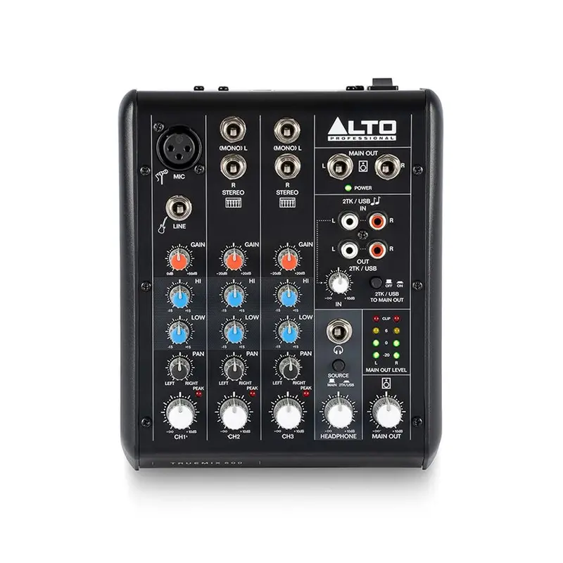 Alto Truemix 500 Compact 5-Channel Analog Audio Mixer 1