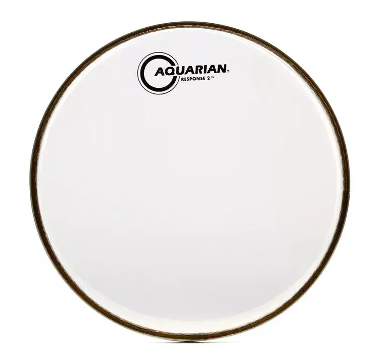 Aquarian Response Ii Clear 10-Inch Drumhead For Snare Or Piccolo Toms 1