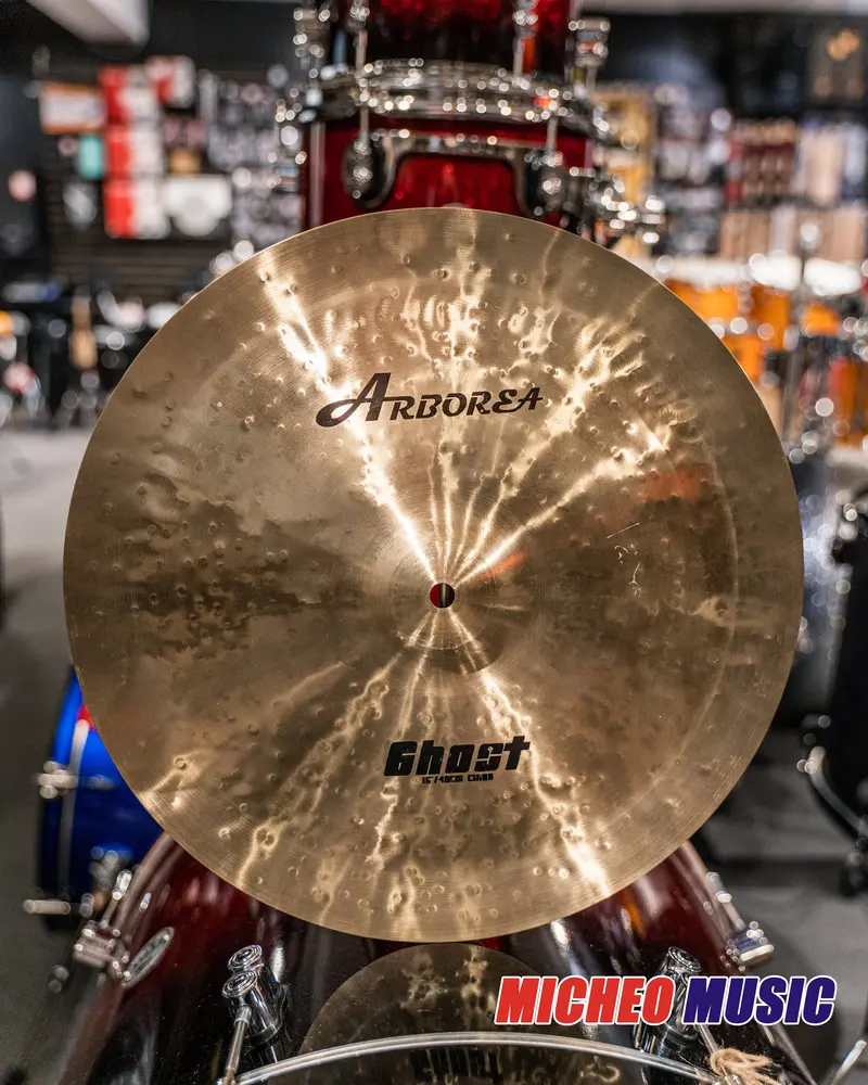 Arborea Ghost 16" China Cymbal – Dark, Textured, Artisan-Crafted Effect 1