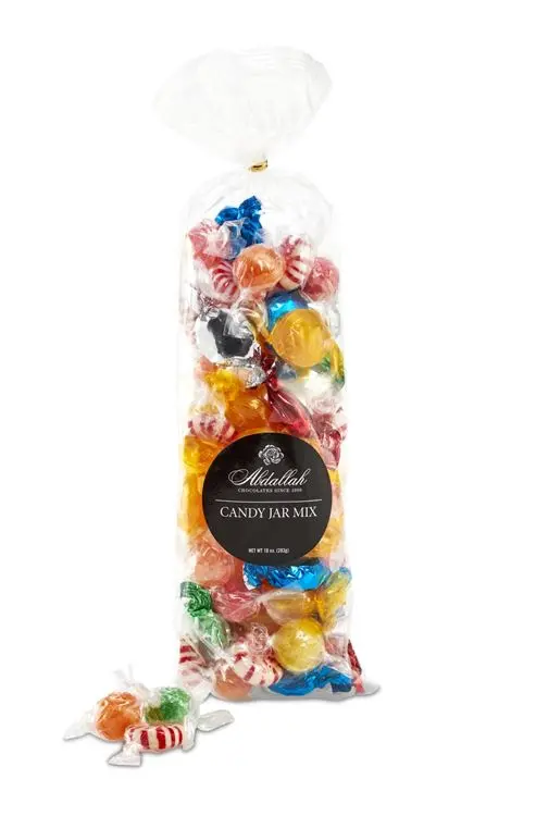 Assorted Wrapped Candy Mix – 6.5 Oz Jar-Filled Variety Pack 1