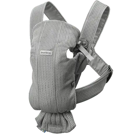 Baby Carrier Mini – 3D Breathable Mesh In Light Grey 1