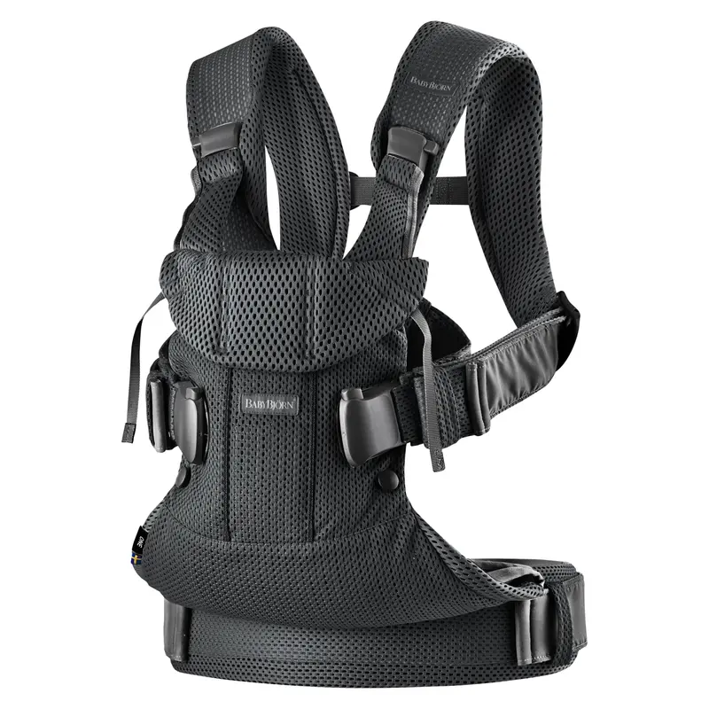 Baby Carrier One Air – Breathable 3D Mesh In Black 1