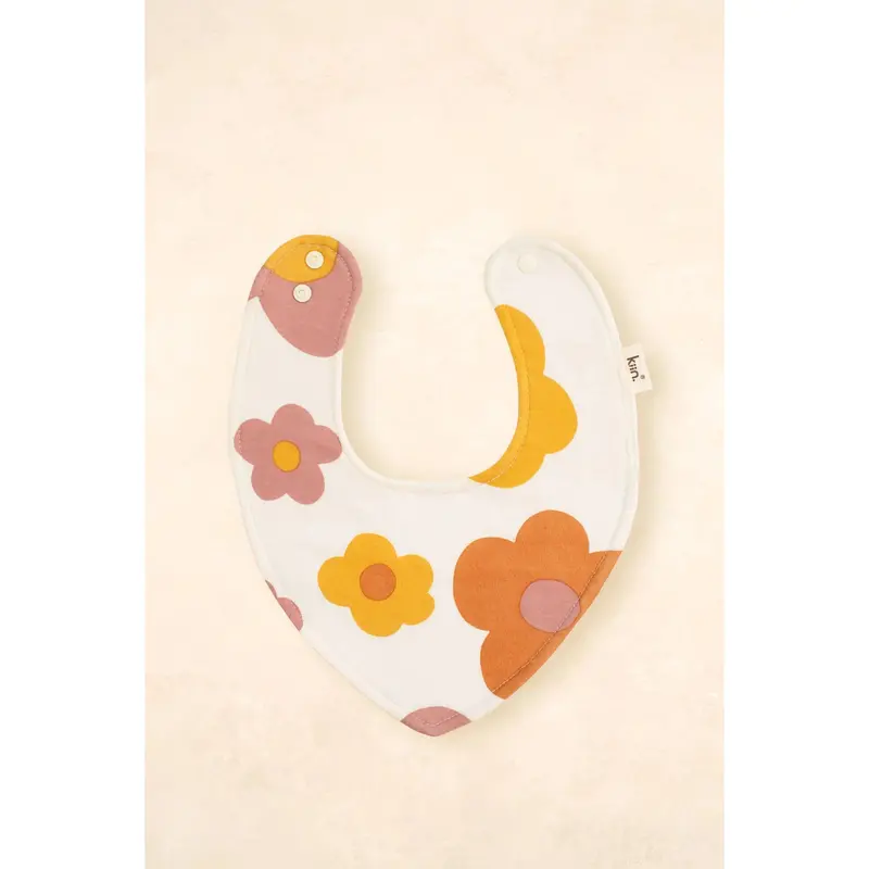 Bamboo Cotton Dribble Bib – Ultra-Soft Absorbent Baby Bib 1