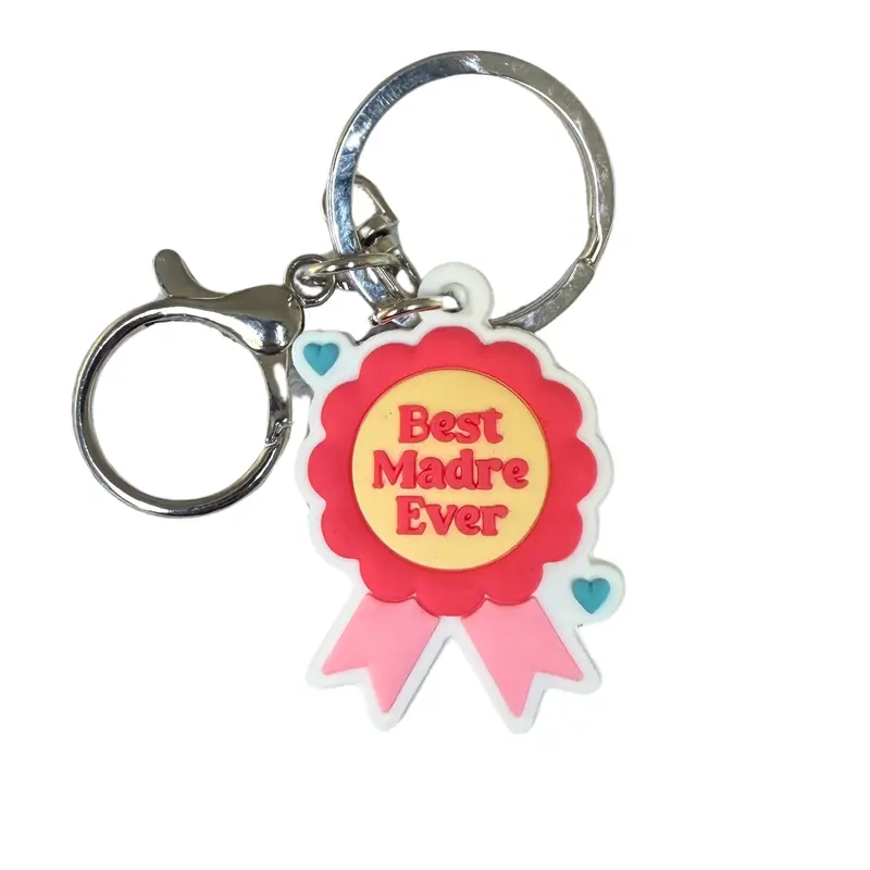 Best Madre Ever Engraved Keychain 1