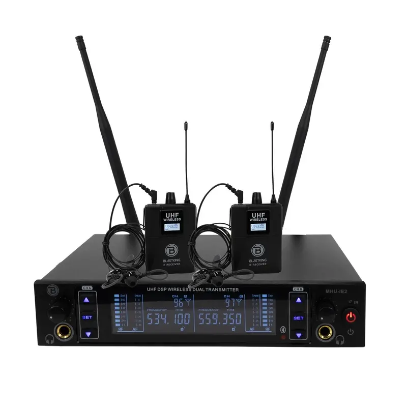 Blastking Mhu-Ie2 Dual-Band Uhf Wireless In-Ear Monitoring System 1
