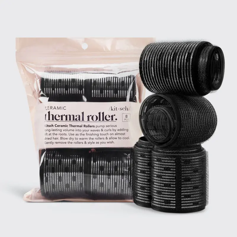 Ceramic Hair Roller Set (8 Pcs) – Heatless Curling Variety Pack 1