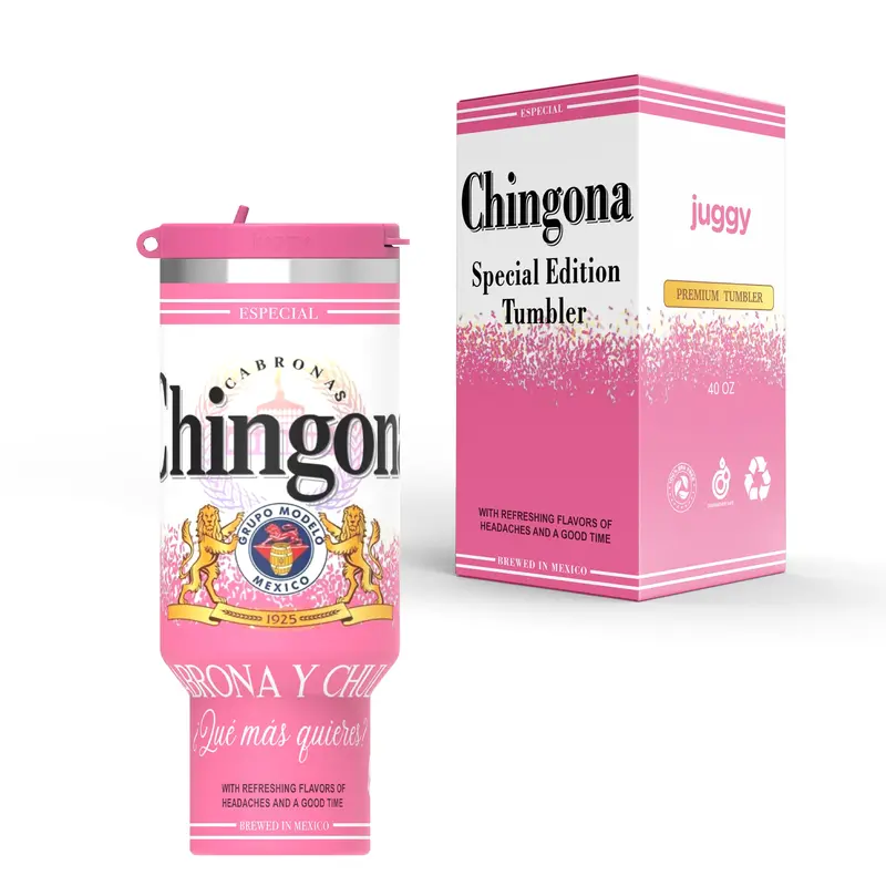 Chingona Modelo Insulated 40 Oz Tumbler 1