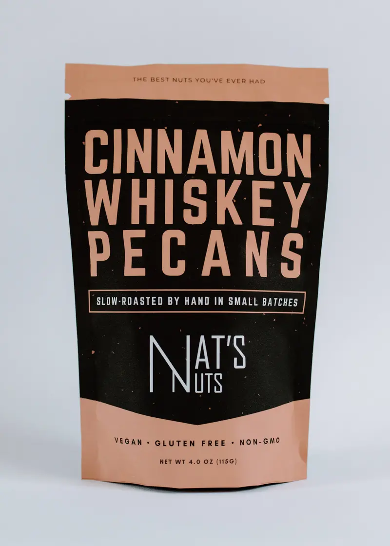 Cinnamon Whiskey Roasted Pecans By Nat'S Nuts 1