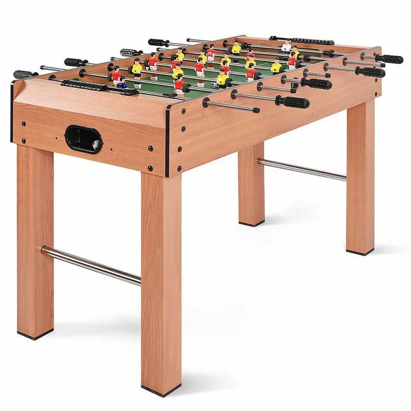 Compact Wooden Mini Foosball Table For Kids’ Indoor Entertainment 1