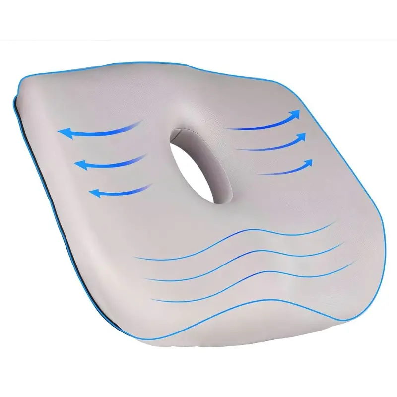 Contoured Car Seat Cushion For Ergonomic Support & Pain Relief 1