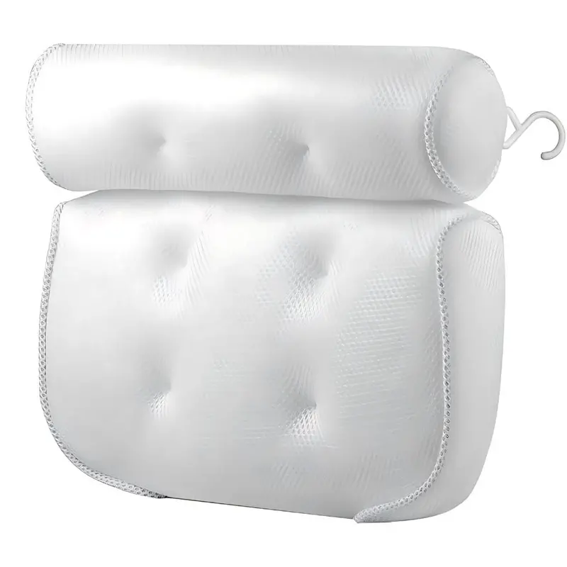 Ergonomic Bathtub Headrest And Back Support Cushion 1