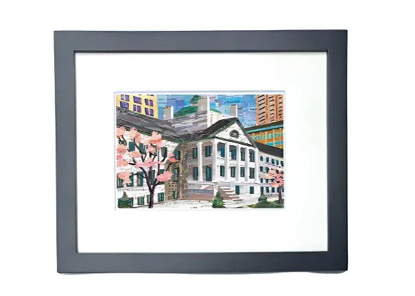 Jaha Mgh Bulfinch Building Photo Print – 4X6 Image In Sleek Black 5X7 Frame 1