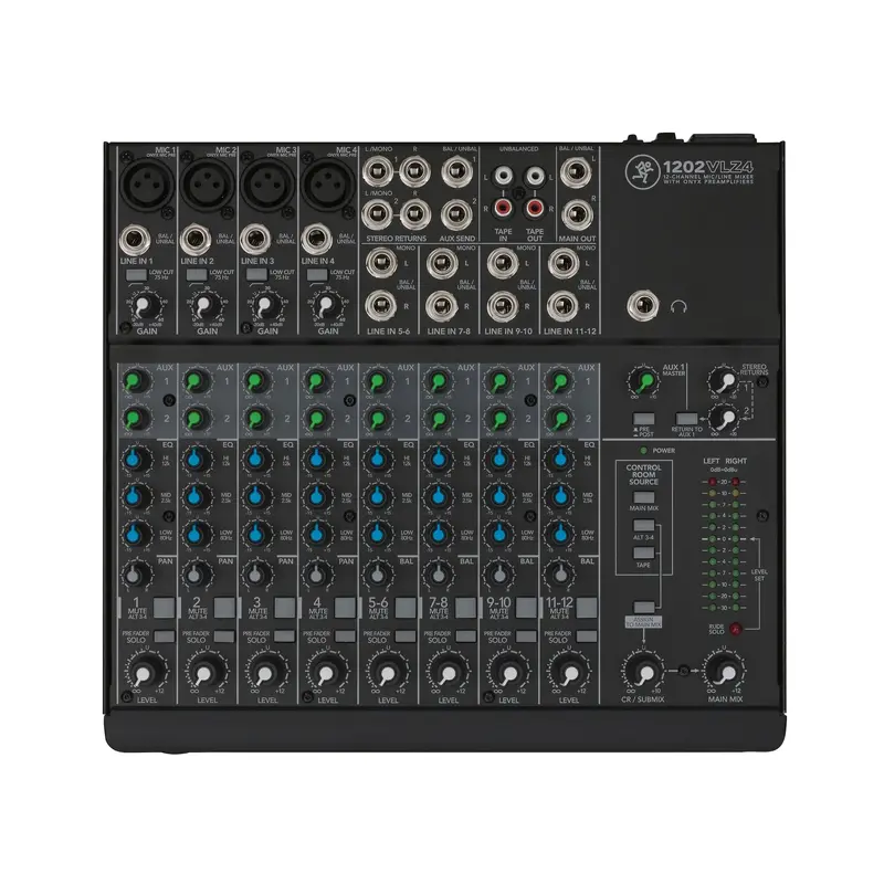 Mackie 1202Vlz4 12-Channel Compact Analog Mixer 1
