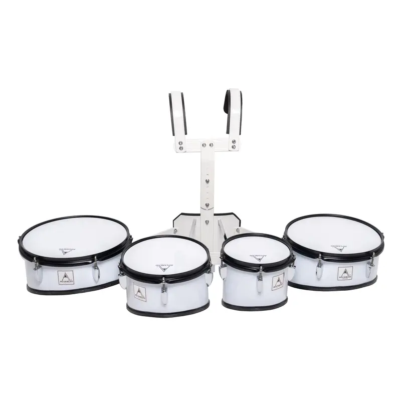 Marching Tritom 4-Piece Practice Pad Set With Holder 1