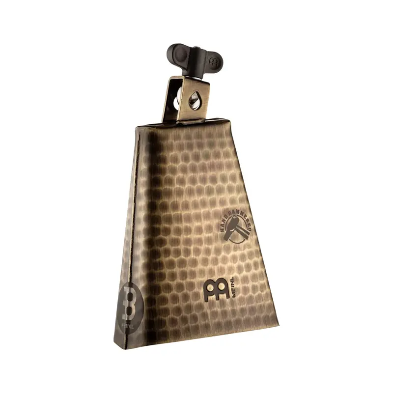 Meinl 6.25-Inch Hand-Hammered Steel Cowbell – Gold Brass Finish 1