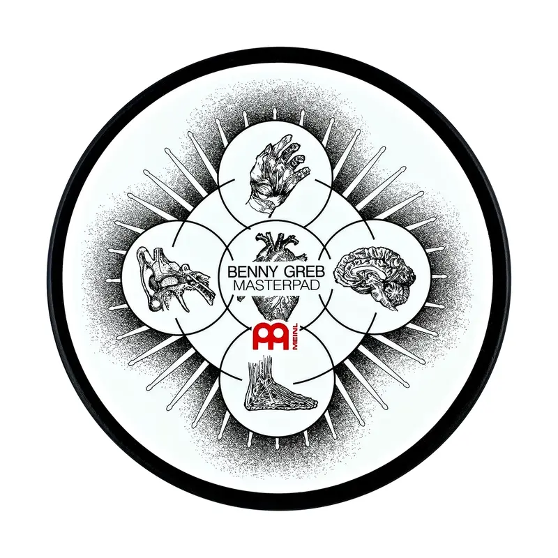 Meinl Benny Greb Signature 6-Inch Practice Pad For Drummers 1