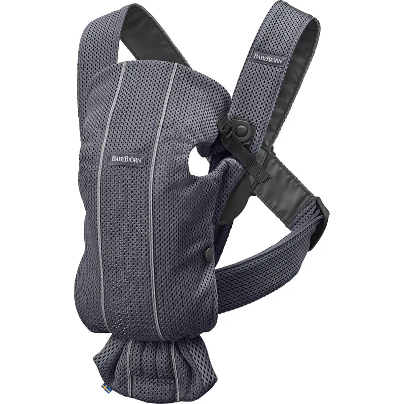 Mini Baby Carrier In 3D Mesh – Anthracite 1