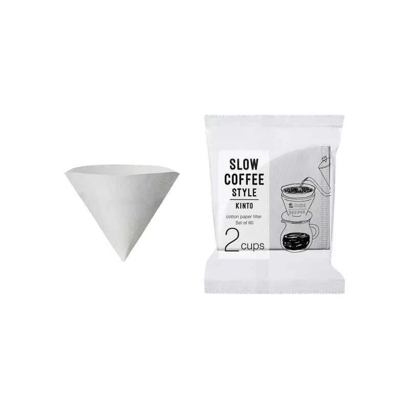 Slow Coffee Style Bleached Paper Cone Filters (Pack Of 100) 1