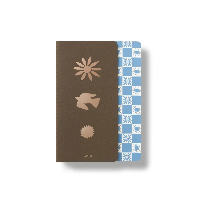 Stitched-Bound Dual Notebook Set 1