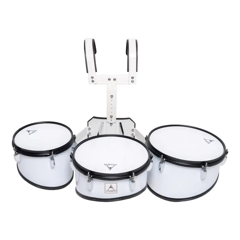 Tritom Marching Percussion Mallet Set (3-Piece) With Storage Holder 1