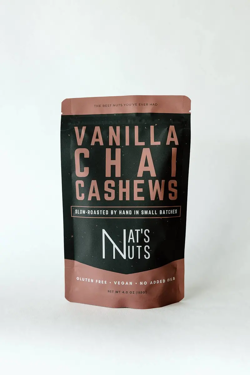 Vanilla Chai Spiced Cashews By Nat'S Nuts 1