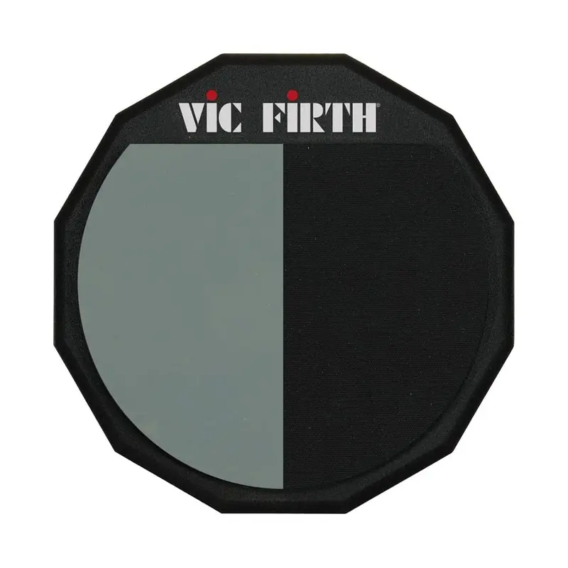 Vic Firth Vfpad12H Single-Sided Dual-Surface Practice Pad 1