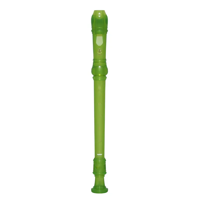 Yamaha Yrs-20Bg Baroque Soprano Recorder — Translucent Green Plastic Model 1