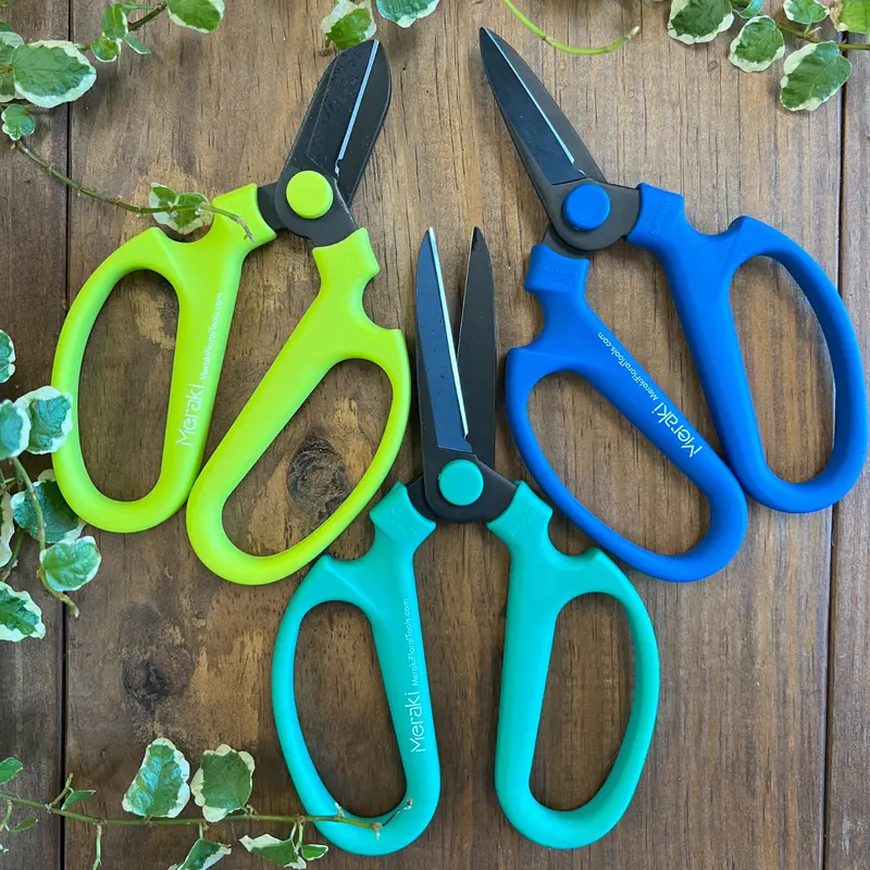 Zen-Themed Meraki 3-Piece Garden Shear Set 1