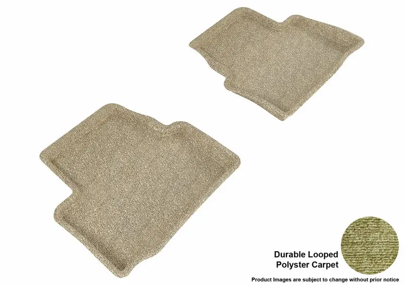 3D Maxpider Classic Floor Mat Set – Tan, 2-Piece Rear Fit (Limited Stock) 1