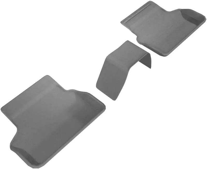 3D Maxpider Kagu Gray All-Weather Floor Liner – 3-Piece Set Including Center Console Mat For Second Row 1
