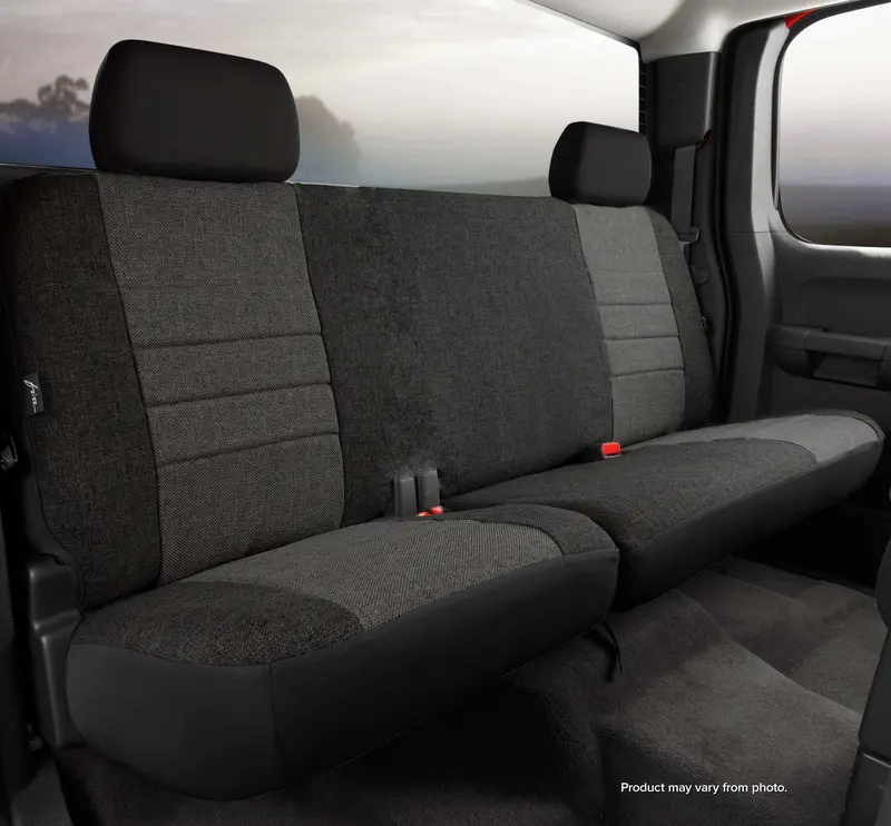 Fia Oe30 Series Tweed Rear Seat Covers – Charcoal Custom Fit (Model Oe32-67) 1
