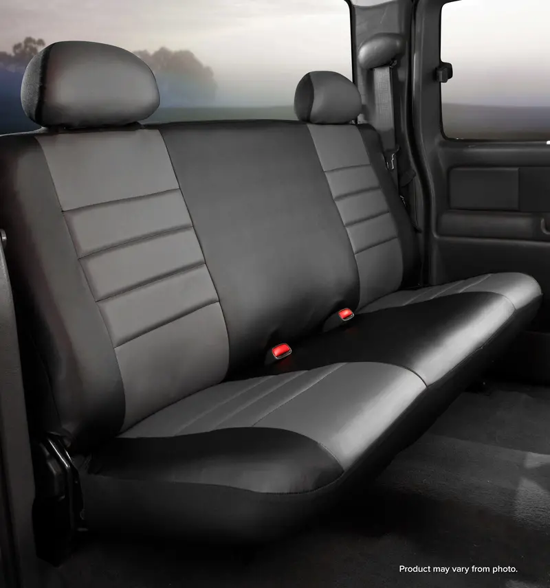 Fia Sl67-22 Gray Leatherlite Simulated Leather Custom Front Seat Covers 1
